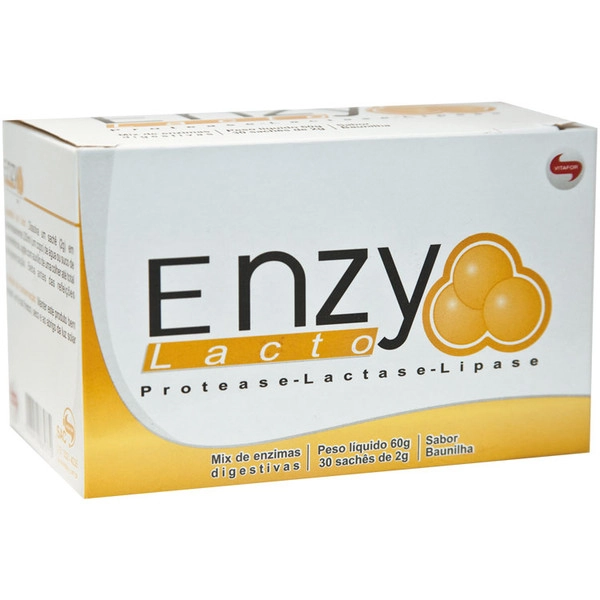 Enzylacto Mix de 3 Enzimas Digestivas 2g Vitafor 30 Sachês