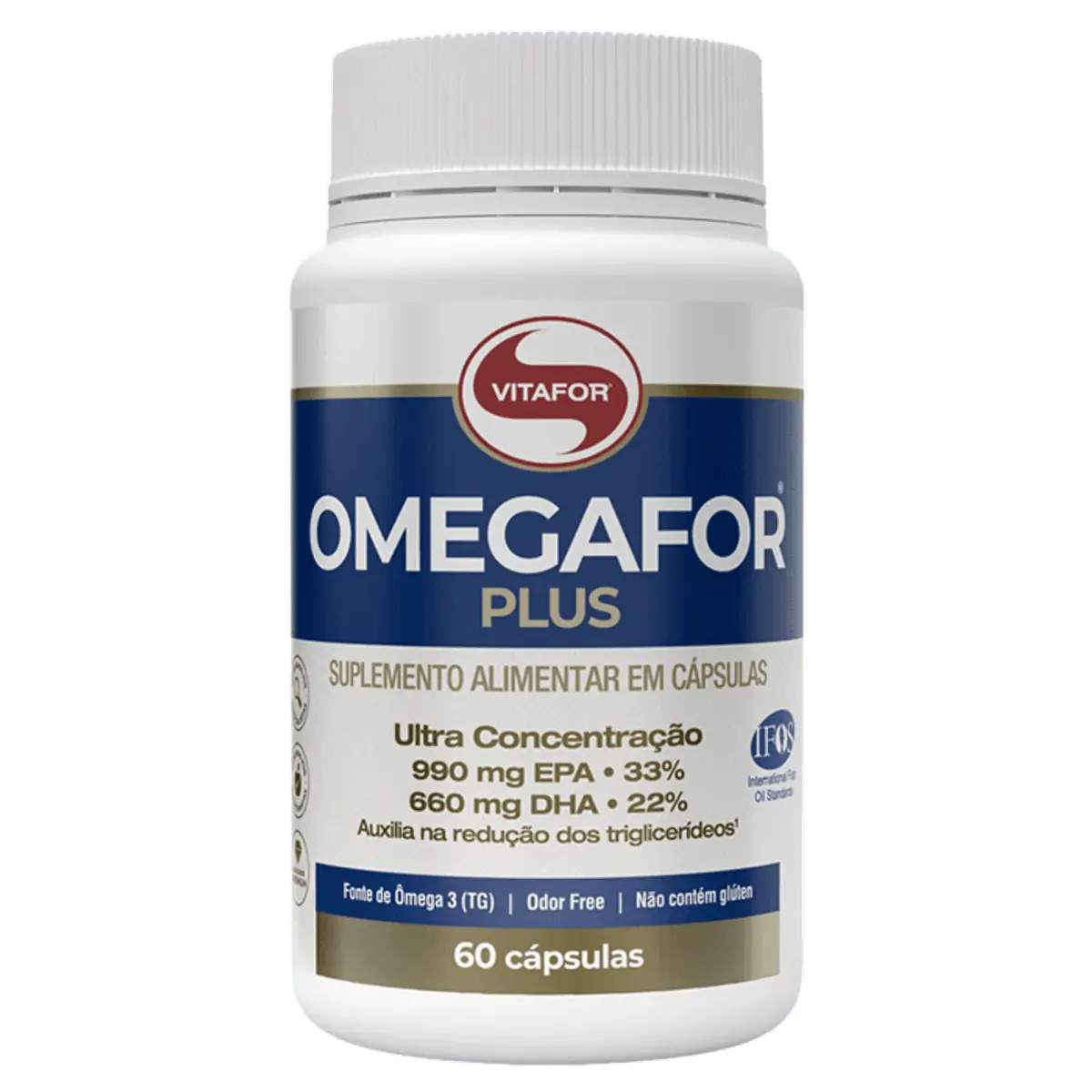 Ômega 3 Vitafor Omegafor Plus 60 Cápsulas