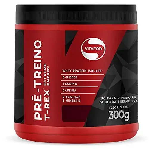 T Rex Pré Treino Laranja 300g Vitafor