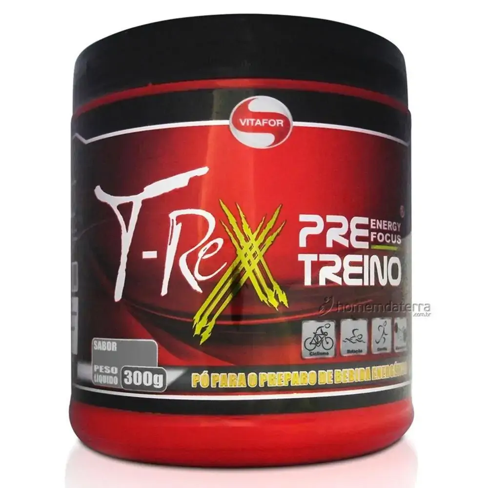 T Rex Estimulador Muscular Pré Treino Sabor Frutas