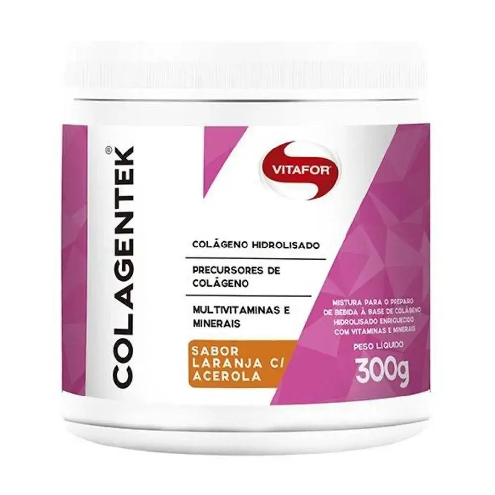 Colágeno Colagentek Vitafor 300g Laranja com Acerola