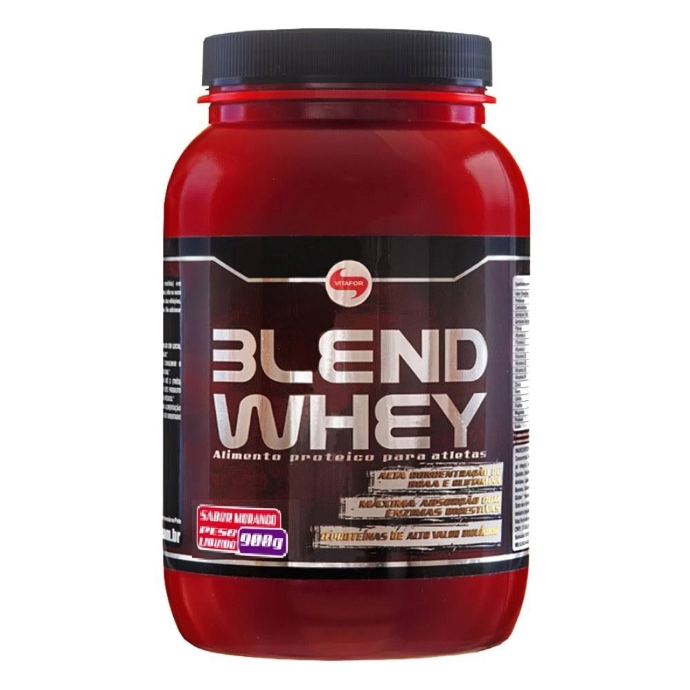 Blend Whey Morango 900g Vitafor