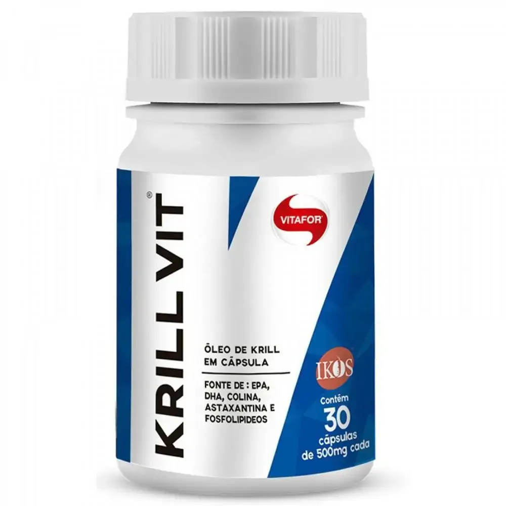 Óleo de Krill 500mg Vitafor 30 Cápsulas