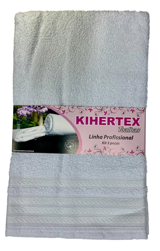 Kit Toalha 3 Pecas Branco