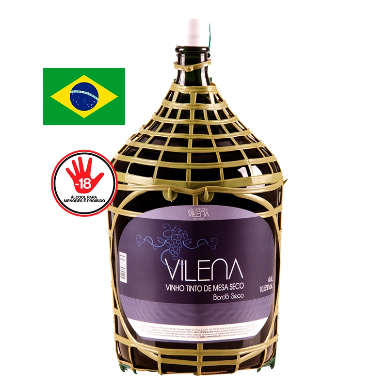 Vinho Vilena 4,6l Bordo Tinto Seco