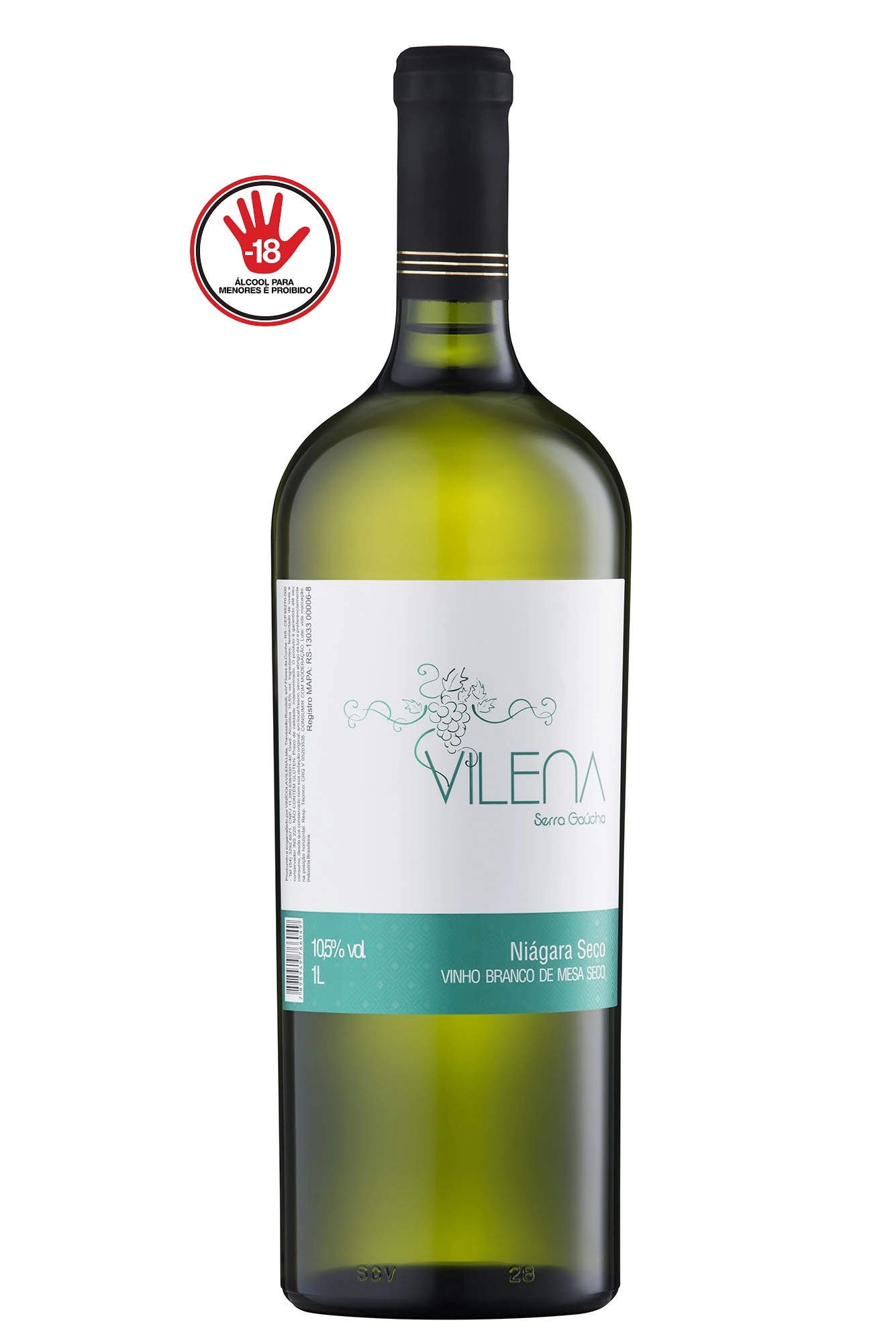 Vinho Vilena 1l Branco Seco