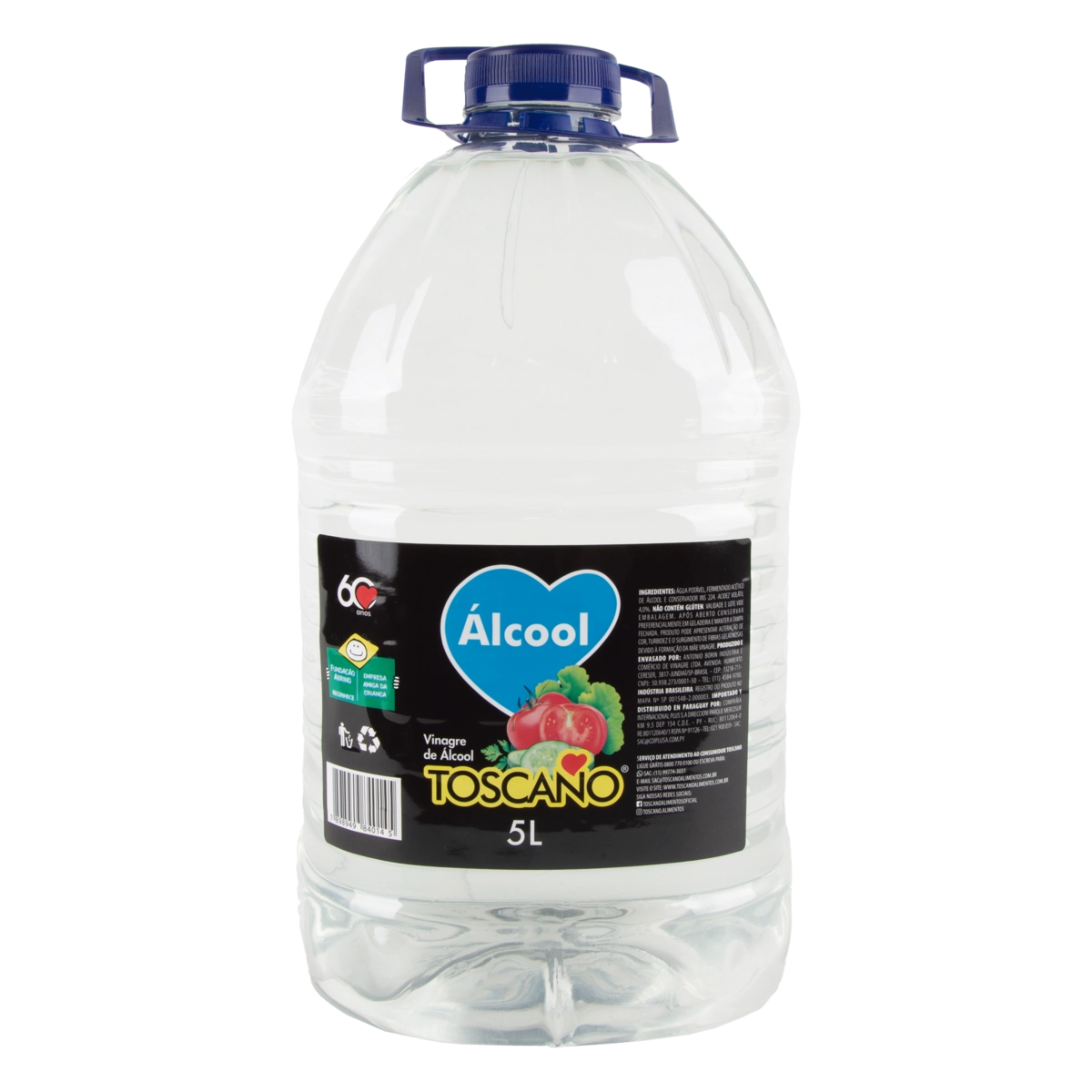 Vinagre De álcool Toscano Galão 5l