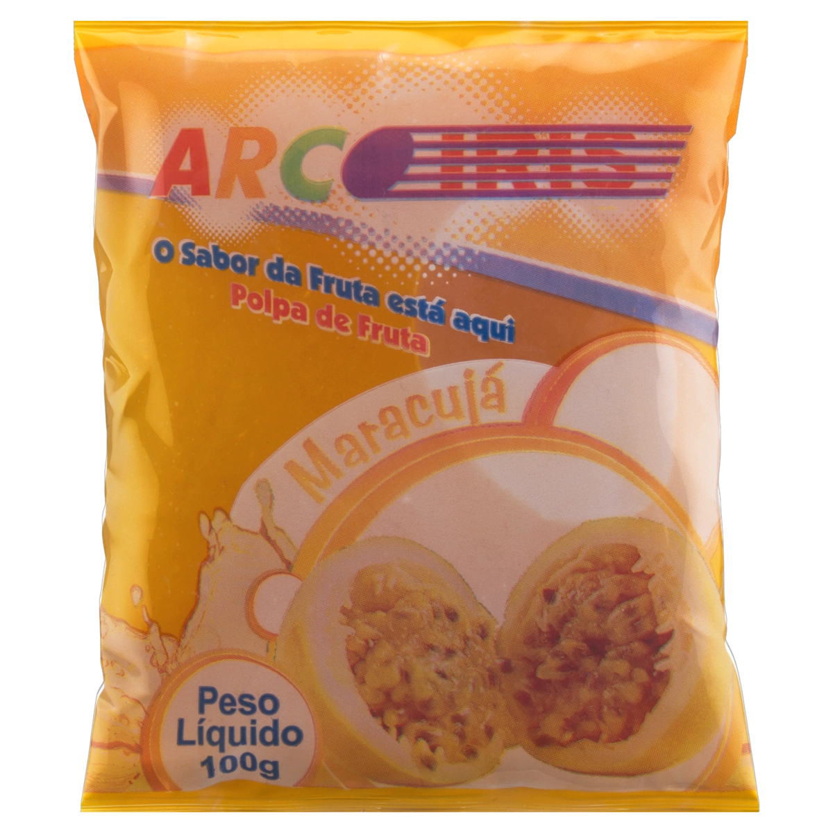 Polpa de Fruta Maracujá Arco Íris Pacote 100g
