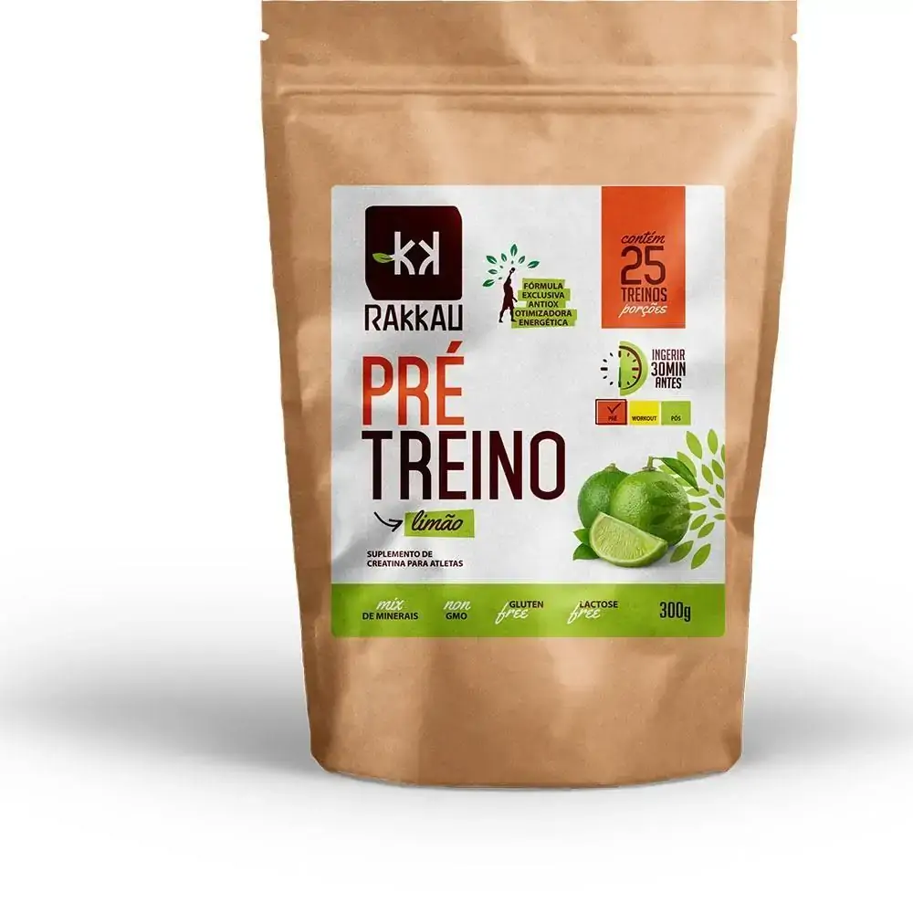 Pré Treino Limão 300g Rakkau
