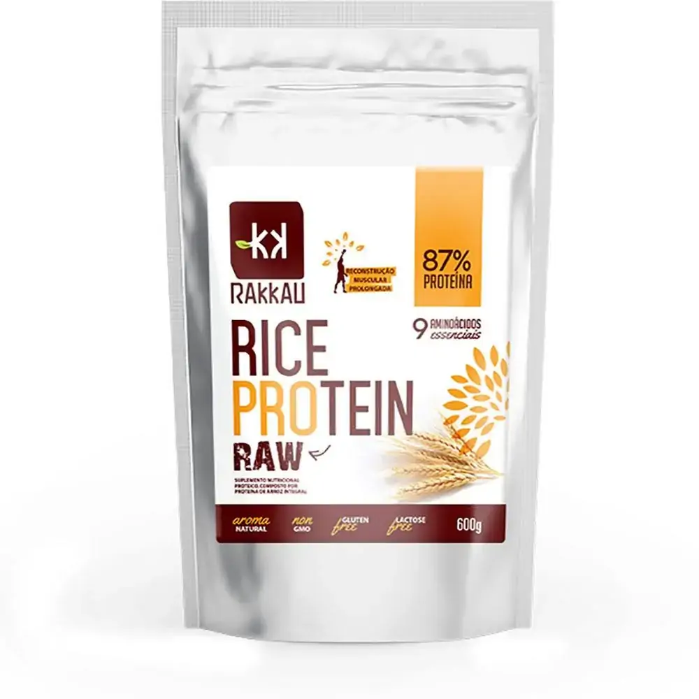 Rice Protein Raw 600g Rakkau