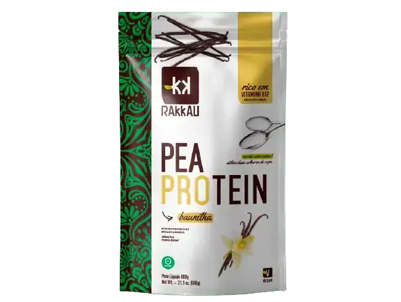 Proteína De Ervilha Amarela Pea Protein Baunilha Rakkau 600g