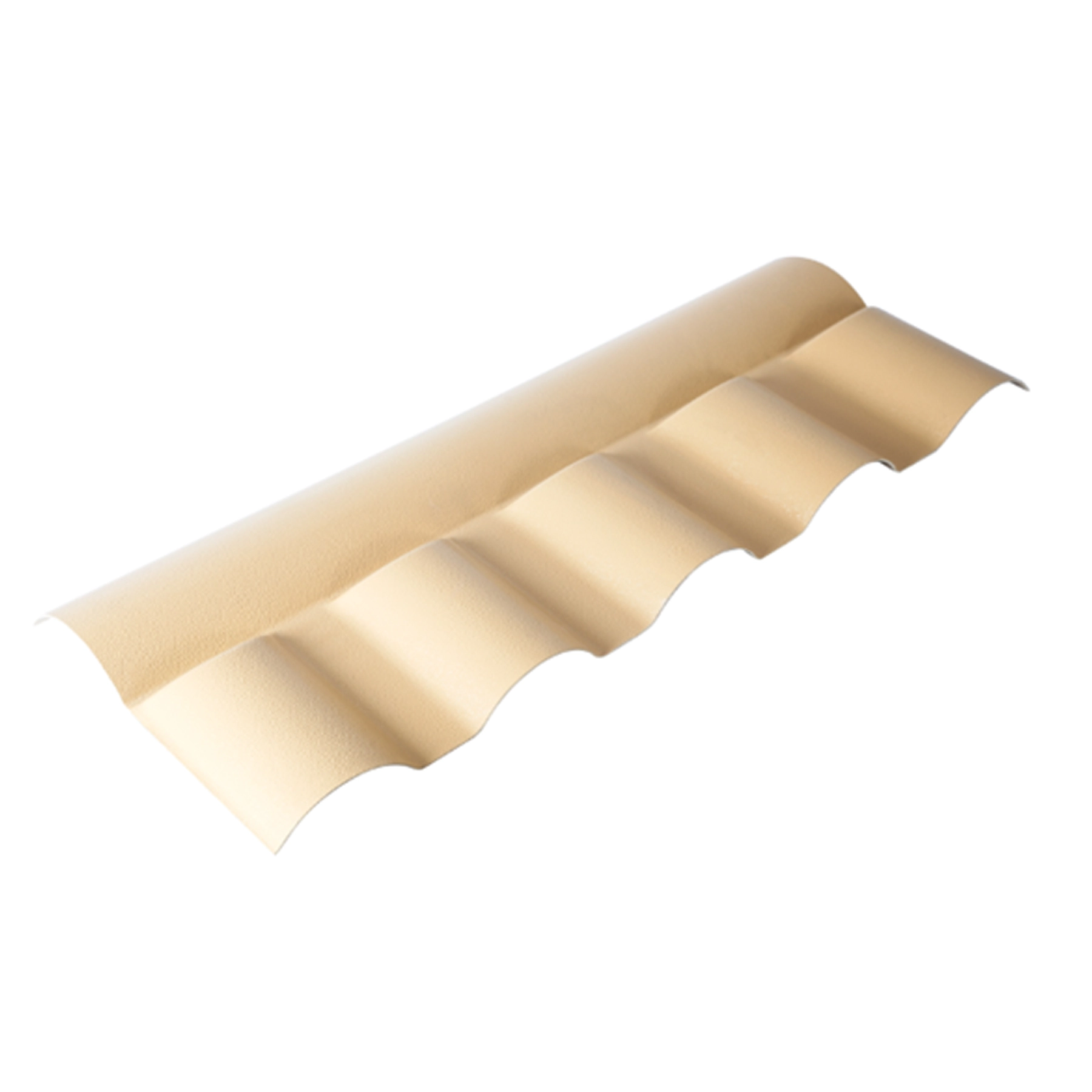 Cumeeira Central Articulada de PVC Colonial 90x56cm Marfim Afort