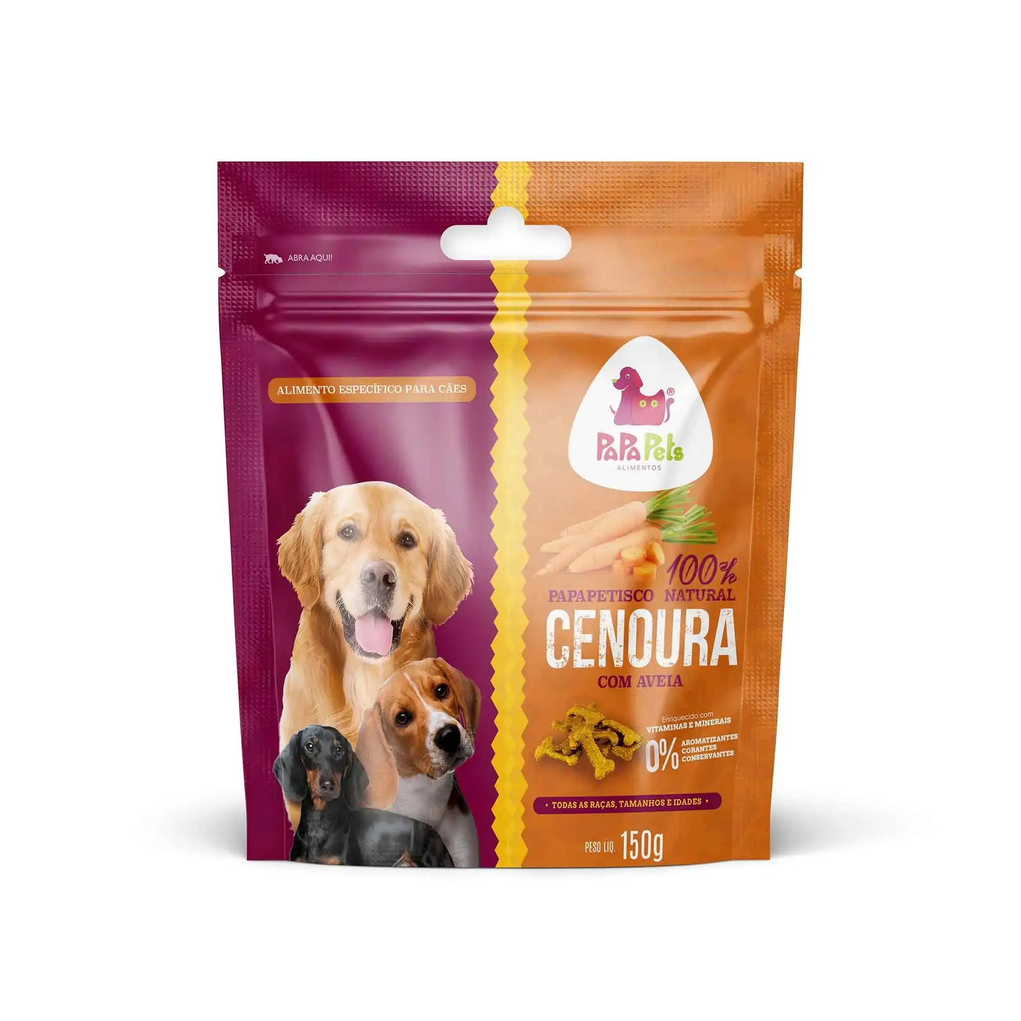 Petisco Papapets Cenoura 150g 150g