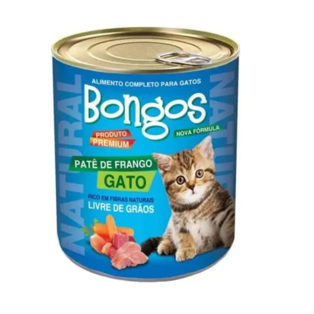 Pate Gato Frango Bongos 280g 7898950188519