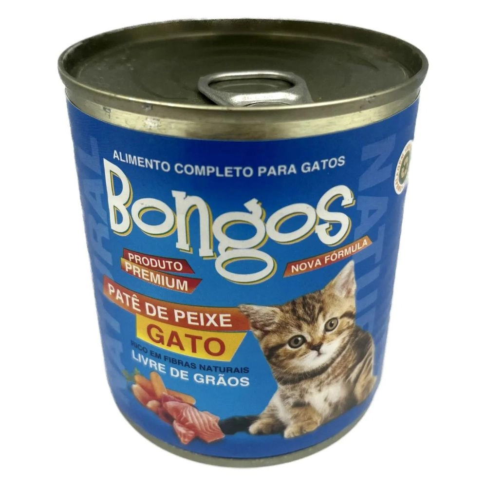Bongos Lata Gato 280g Peixe