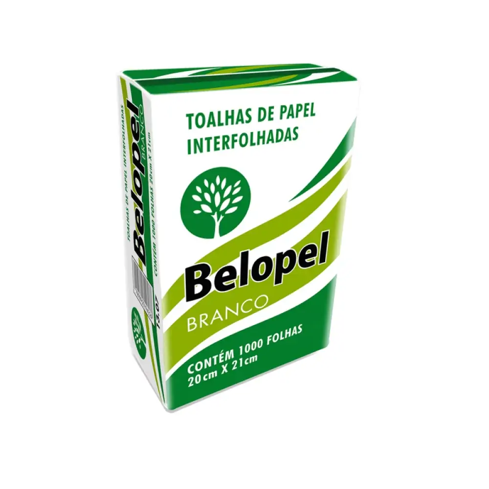 Toalha Papel Belopel 1000fls
