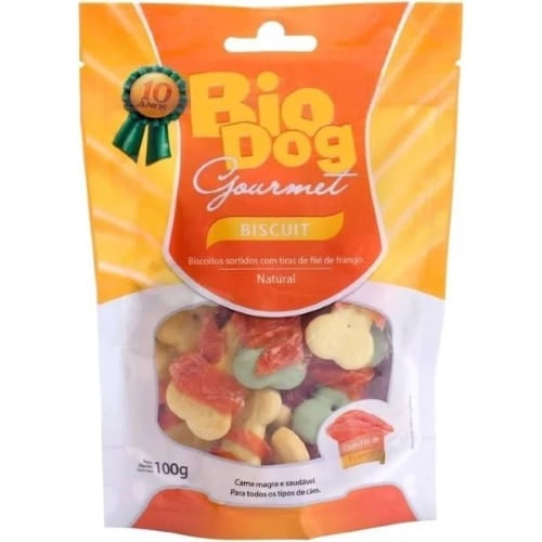Biscoito Bio Dog Cães Adultos E Filhotes Gourmet Biscuit