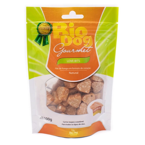 Petisco Gourmet para Cães Love Bits Carne Bio Dog 100g 100g