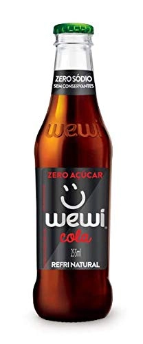 Refrigerante Orgânico WEWI Zero Cola Garrafa 255ml