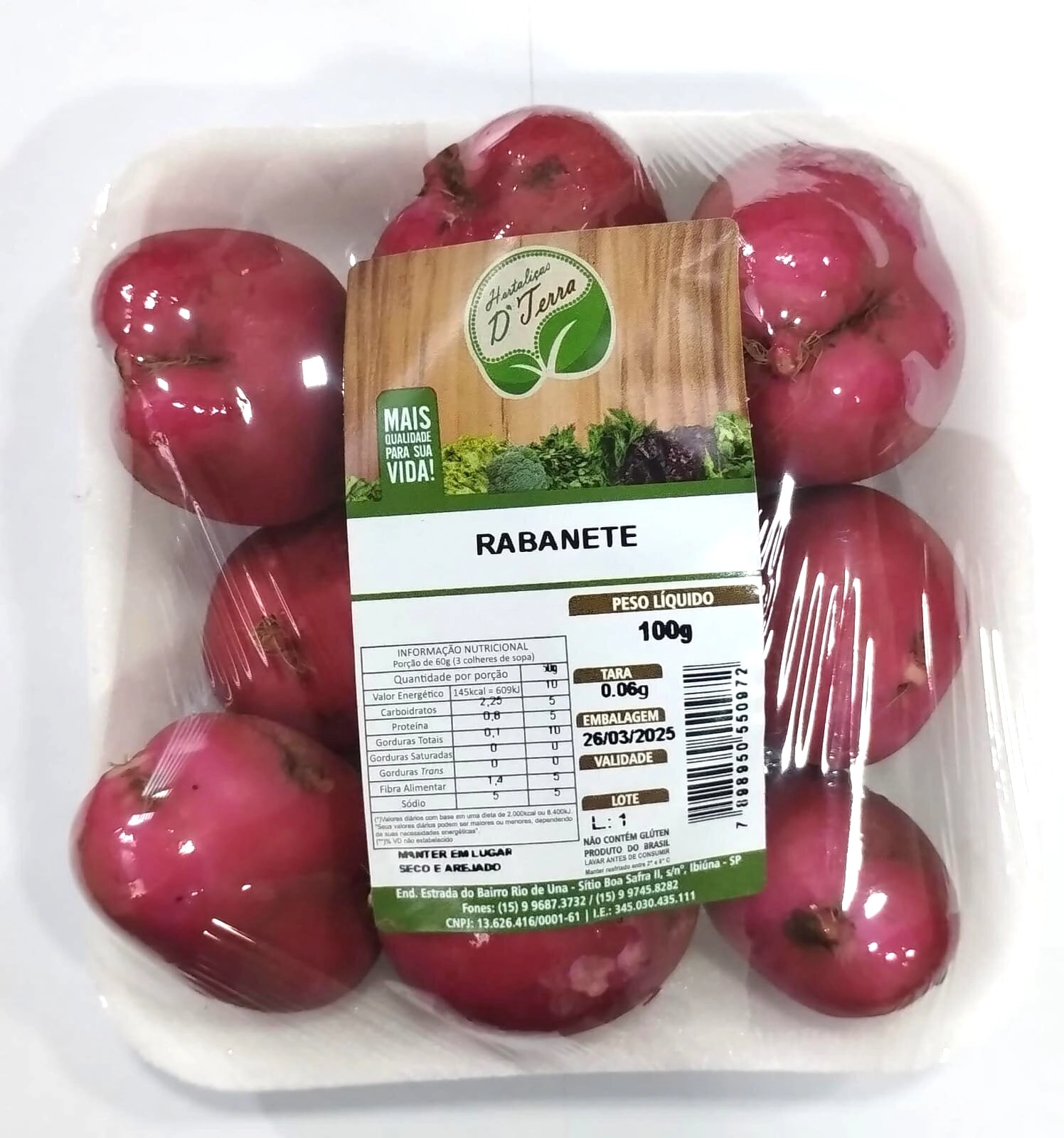 Rabanete Hortalicas D Terra Maco
