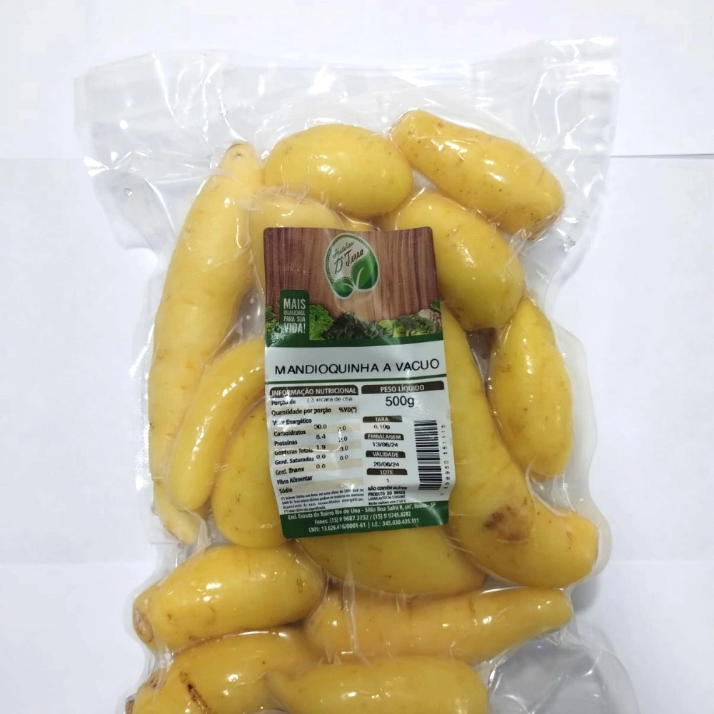 Mandioquinha Hortalicas D Terra 500g
