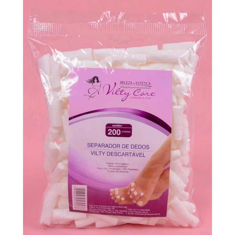Vilty Care Separador De Dedos C/200