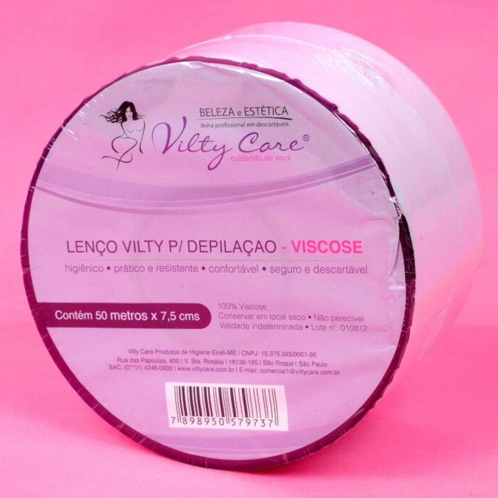 Vilty Care Rolo P/ Depilacao 7,5x23cm 50mts