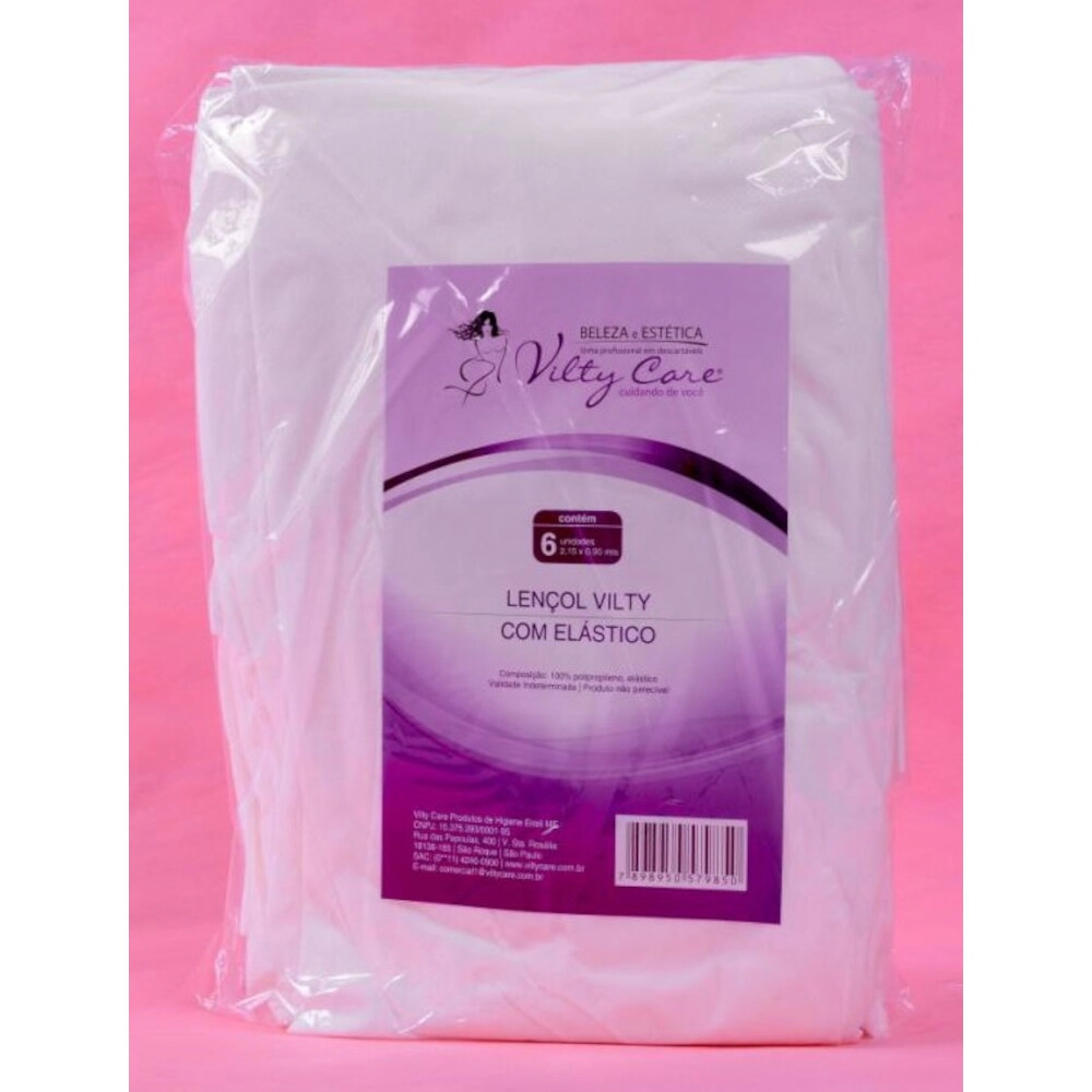 Vilty Care Lencol C/ Elastico 2,15x0,90cm C/ 6