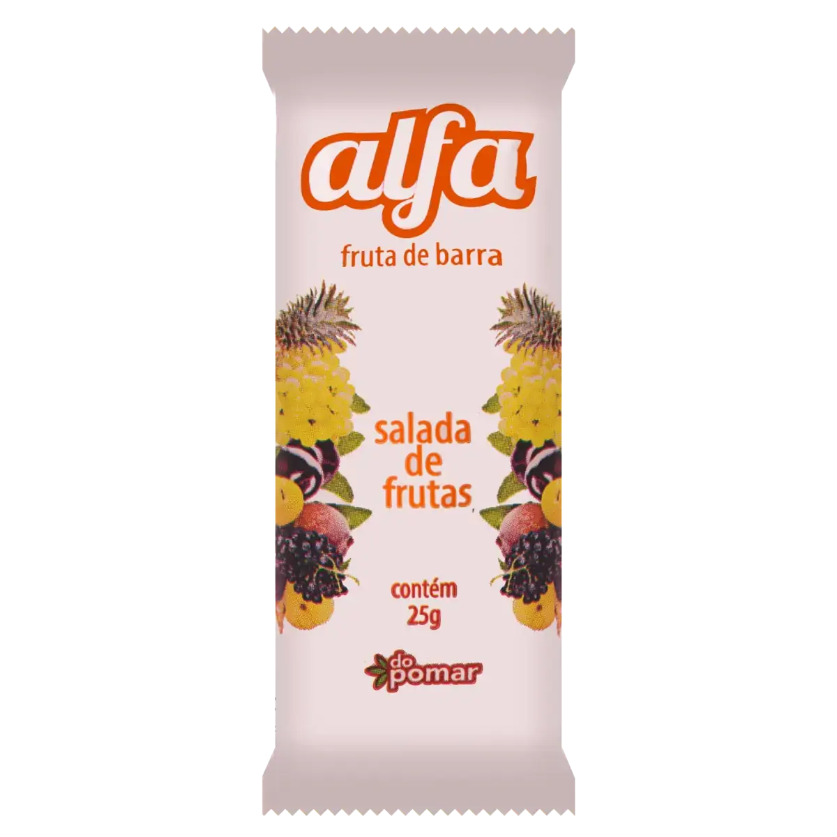 Barra De Frutas Salada De Frutas Alfa Pacote 25g