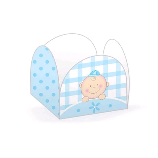 Forminha 4 Petalas Baby Menino C/50