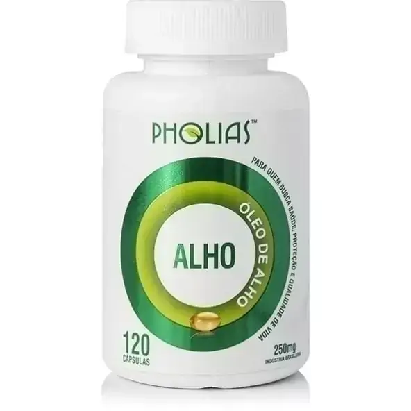 Óleo De Alho 250mg 120caps - Pholias