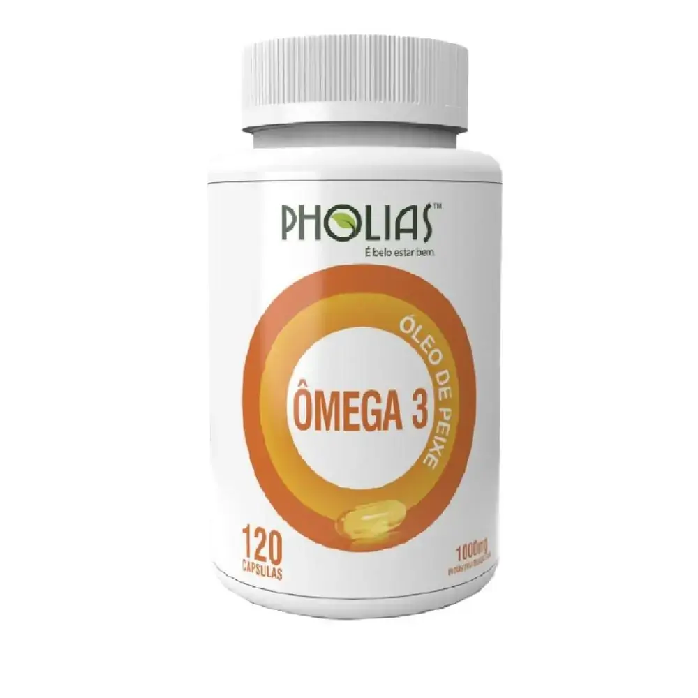Omega 3 Oleo De Peixe 1000mg 120cap Pholias