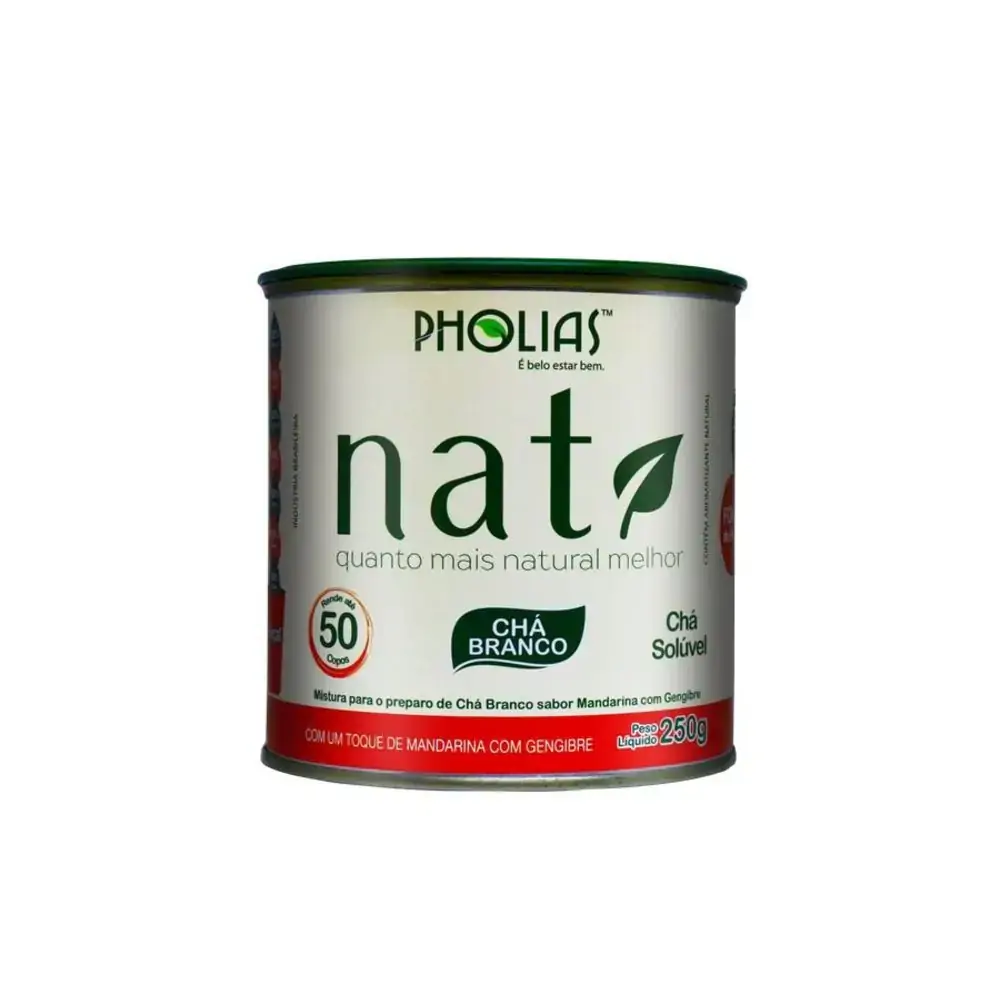 Cha Branco Mandarina Gengibre Pholias 250g