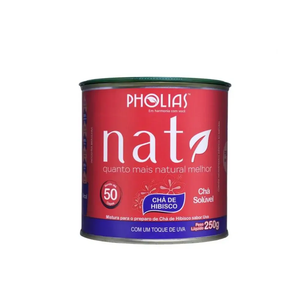 Cha Hibisco C/ Uva 250g Pholias