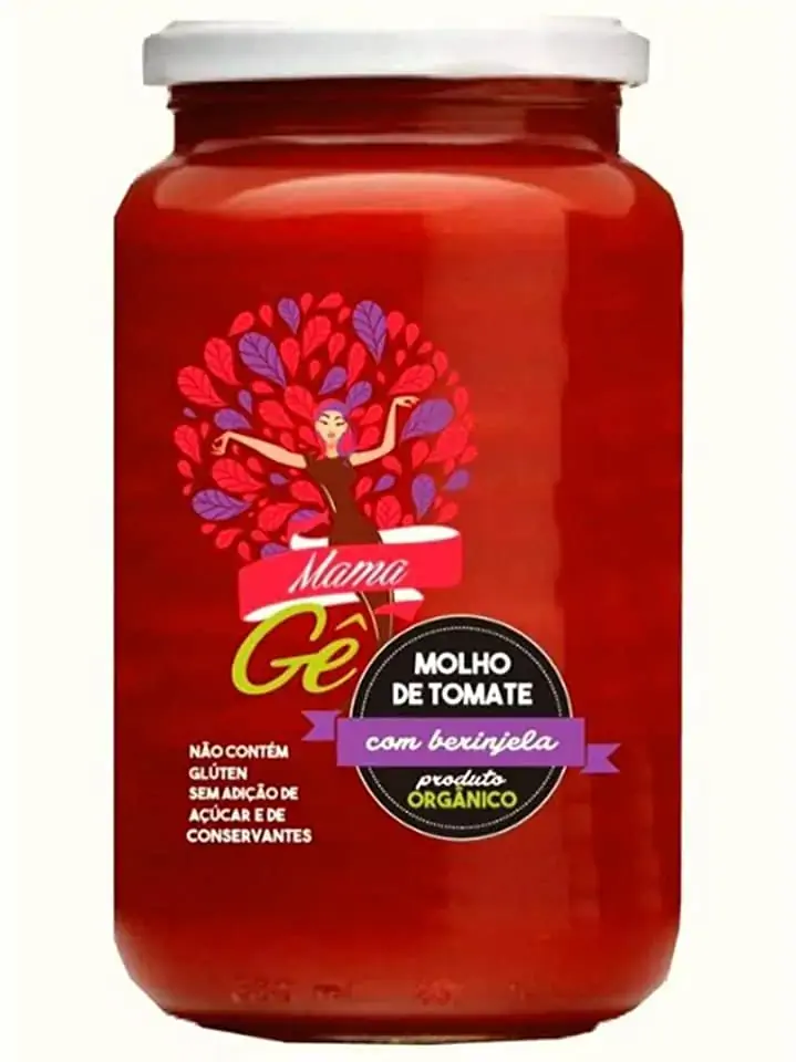 Molho De Tomate Com Beringela 590g Mamagê