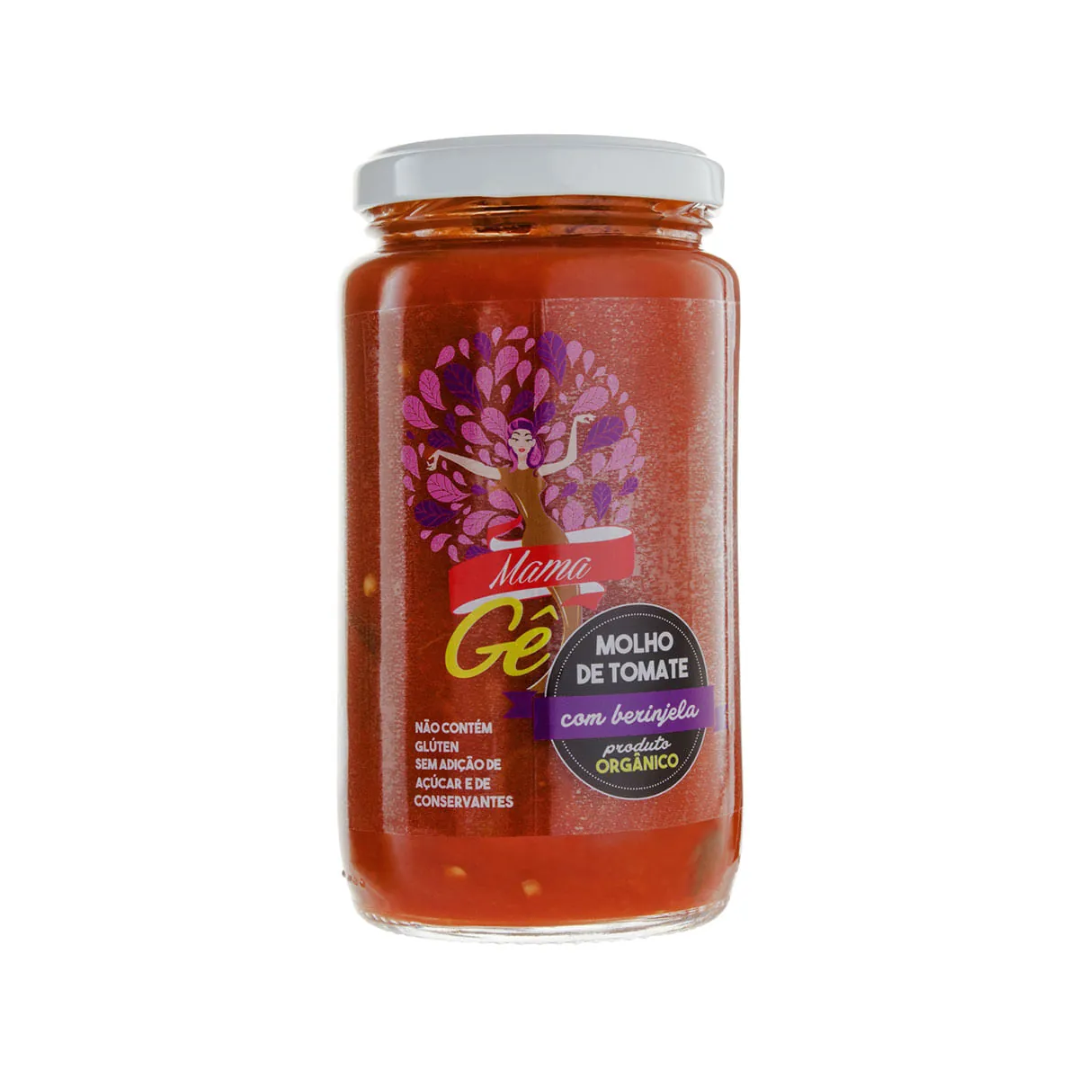 Molho Tom.mama Ge C/berinjela Org.340g