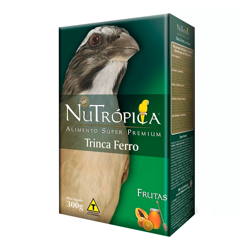 Ração Nutrópica Para Trinca Ferro Sabor Frutas