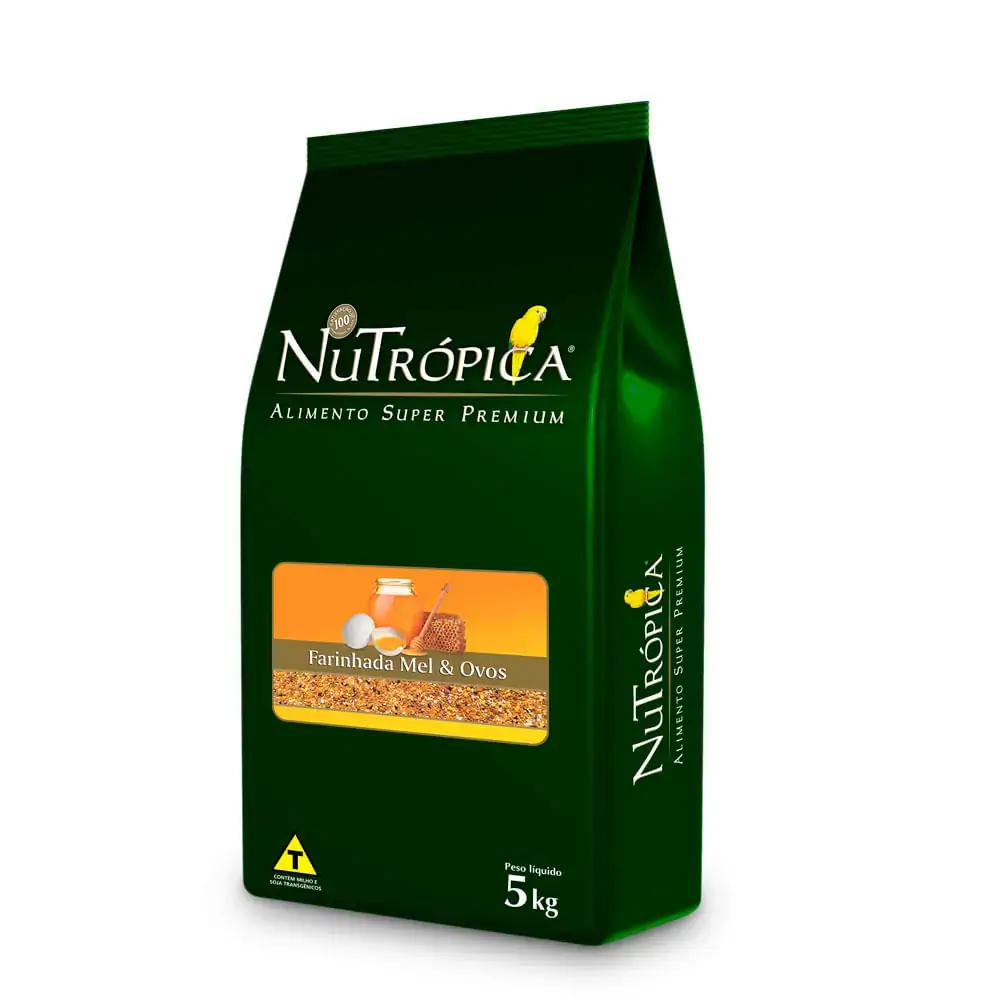 Ração Nutrópica Farinhada Mel E Ovos 5kg