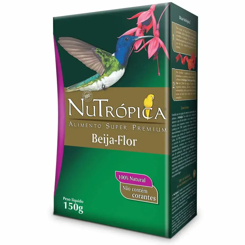 Ração Nutrópica Néctar Para Beija Flor