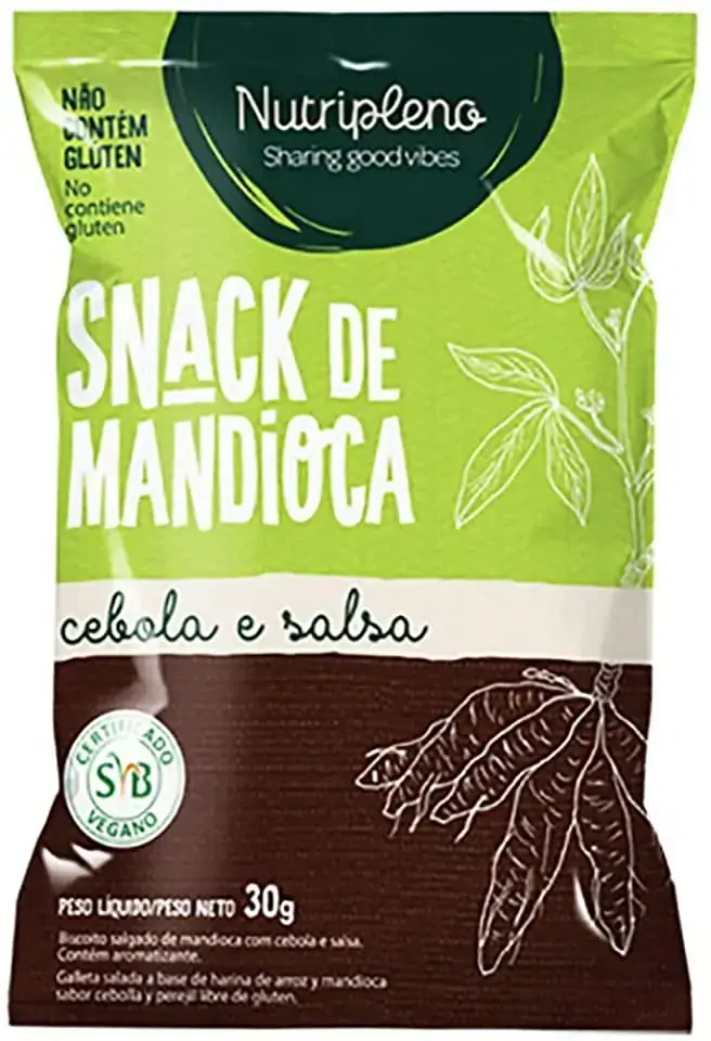 Snack Mandioca Nutripleno Sal.cebol 30g