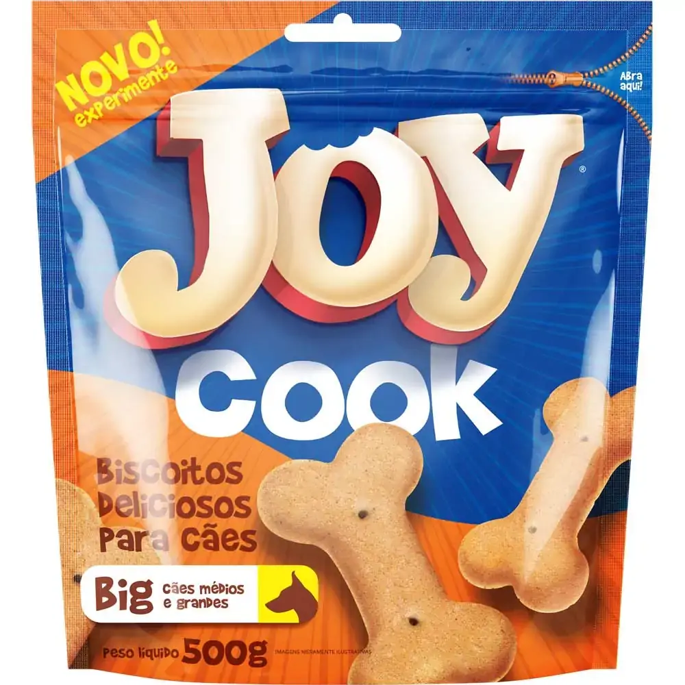 Petisco Biscoito Joy Cook Big 500g