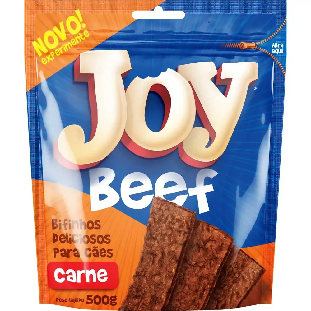 Petisco Bifinho Joy Beef Carne 500g