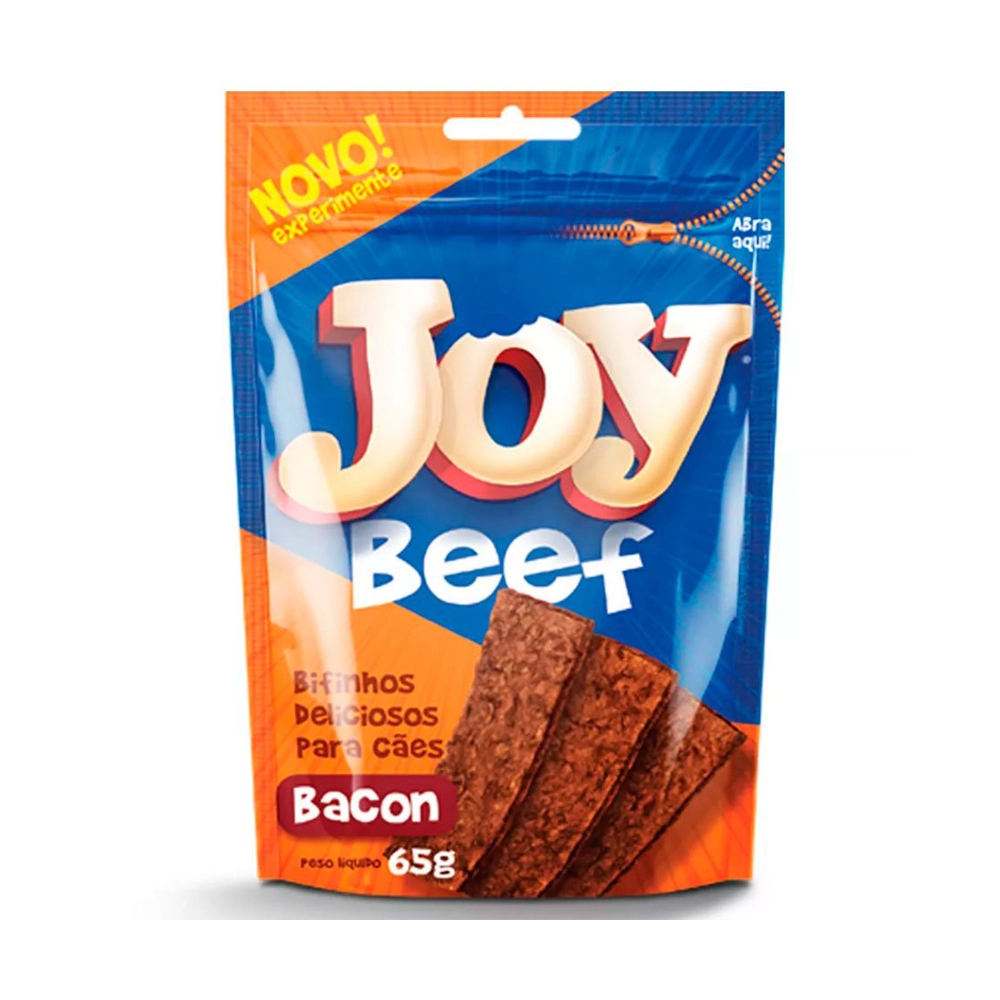 Petisco Bifinho Joy Beef Bacon 65g