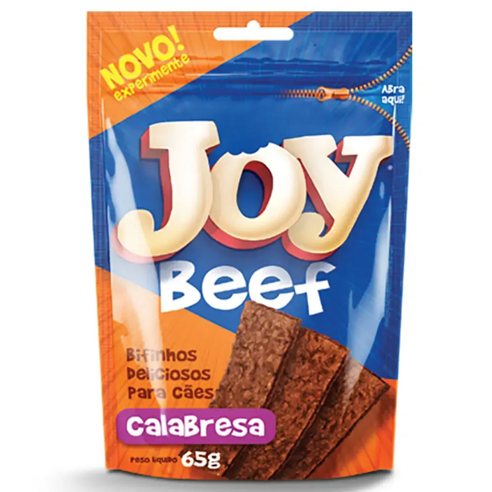 Petisco Bifinho Joy Beef Calabresa 65g