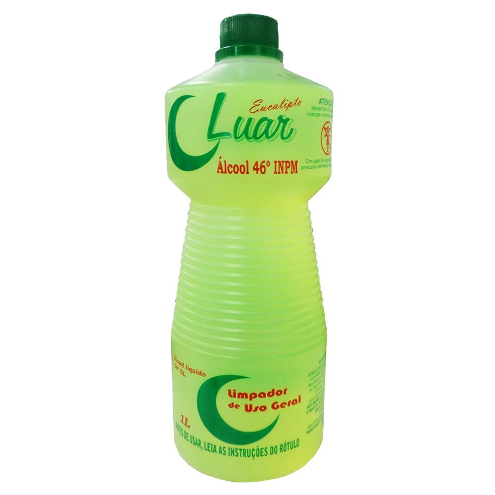 Alcool Líquido Luar 1lt 46? Eucalipto