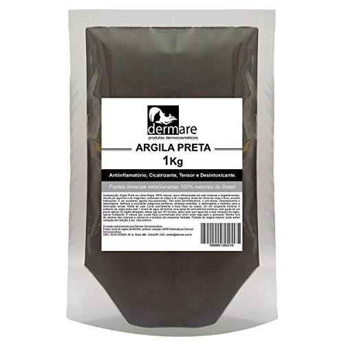 Argila Preta 500 Gr Dermare