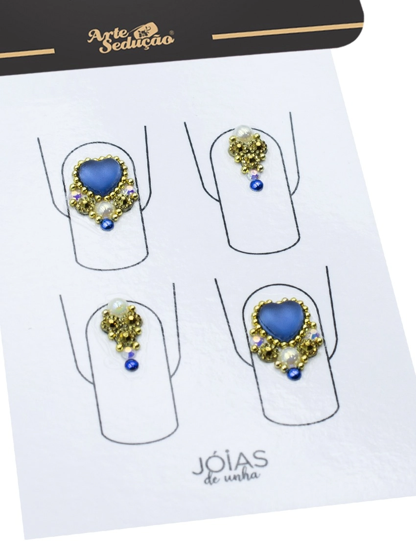 Adesivo P/unha Arte Seducao Desenhos Joias 1un