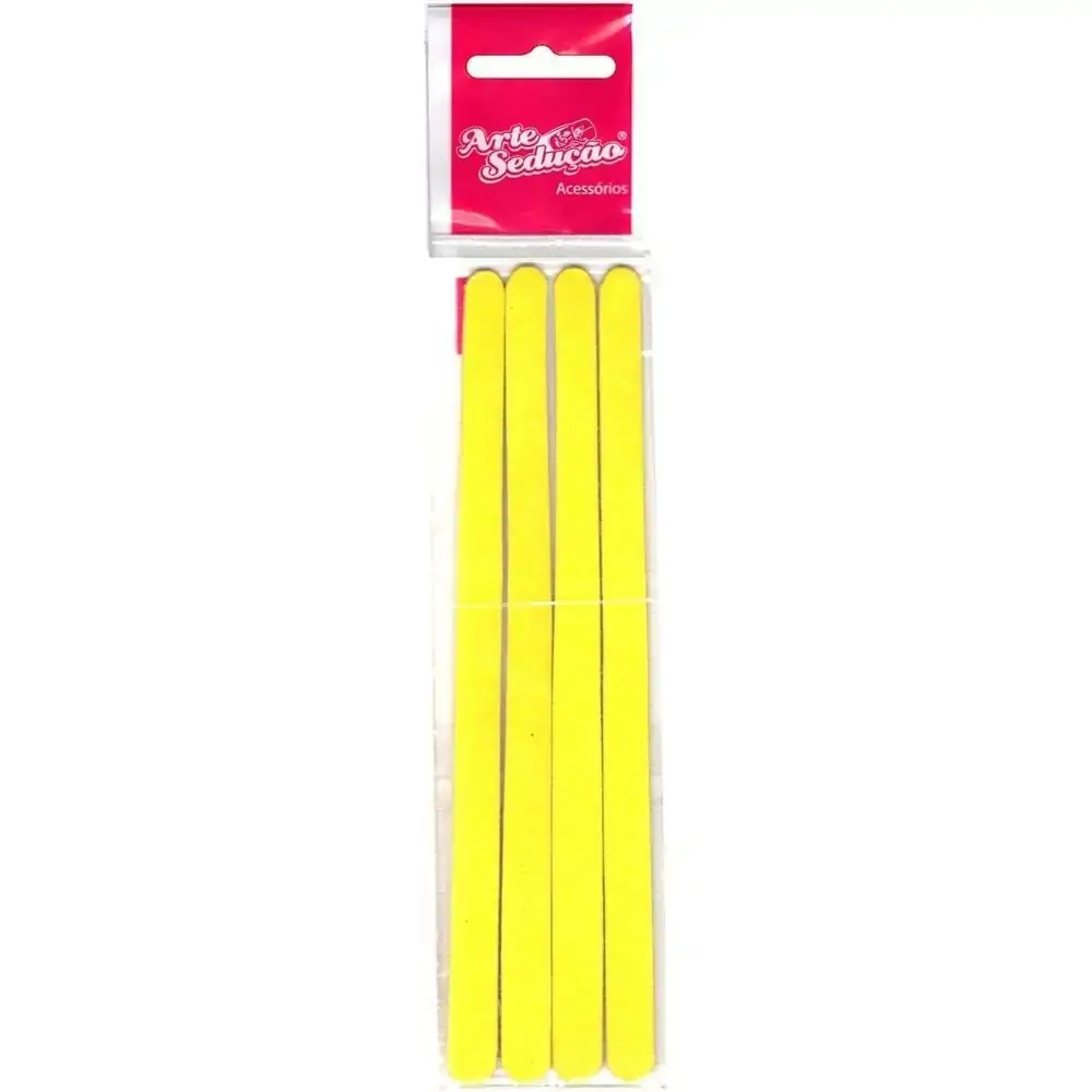 Lixa Arte Seducao Canario 16cm Pct 4un