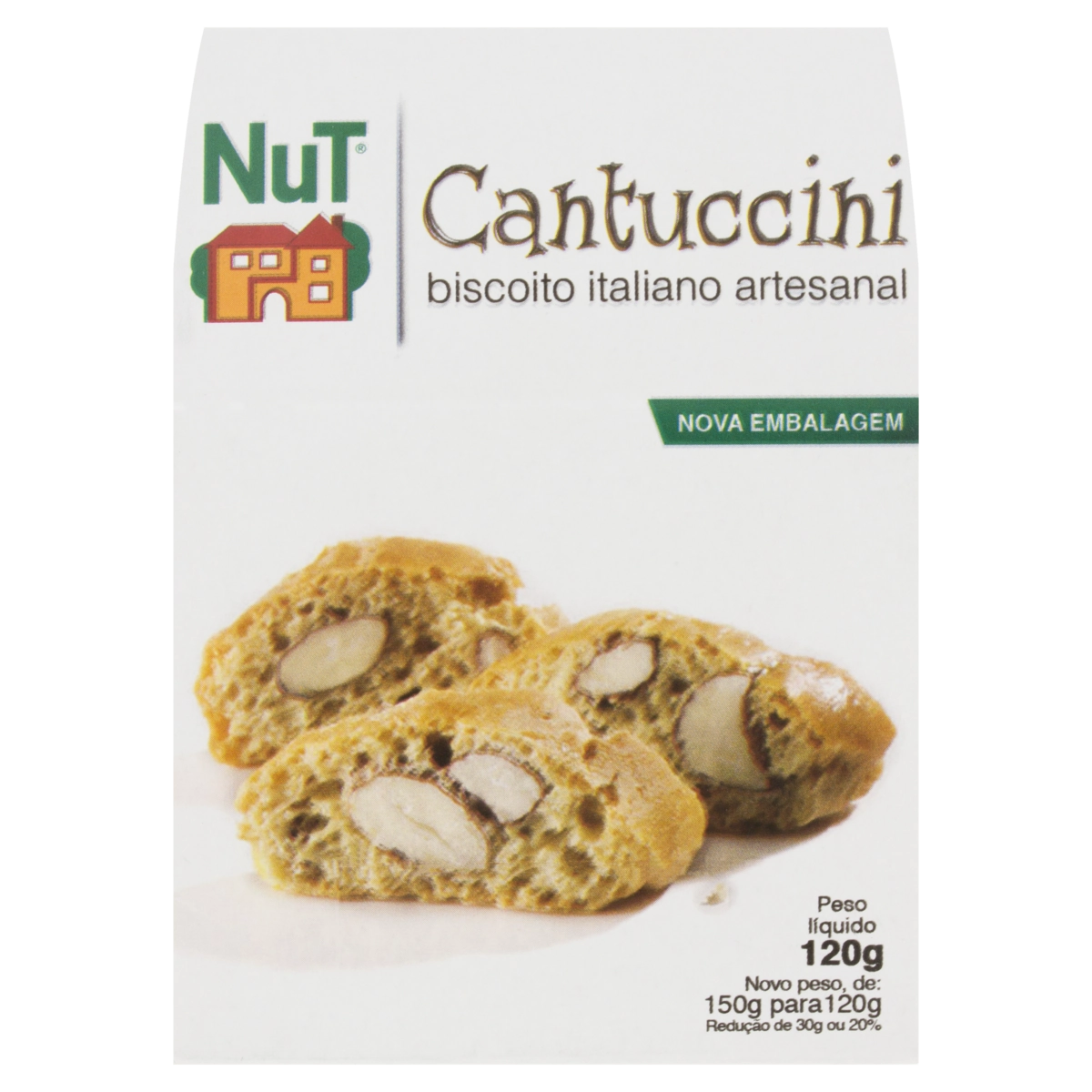 Biscoito Cantuccini Nut Pacote 120g