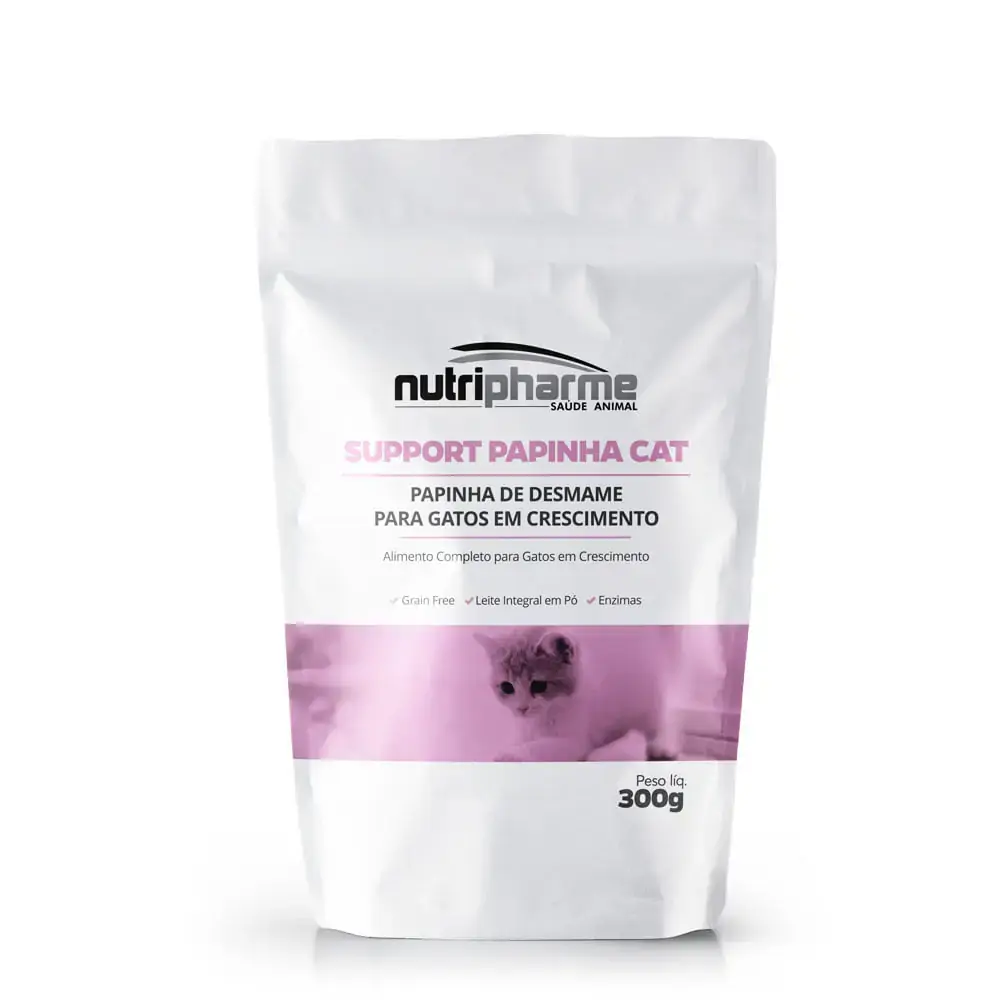 Alimento Completo Para Gatos Support Desmame Papinha Cat Nutripharme